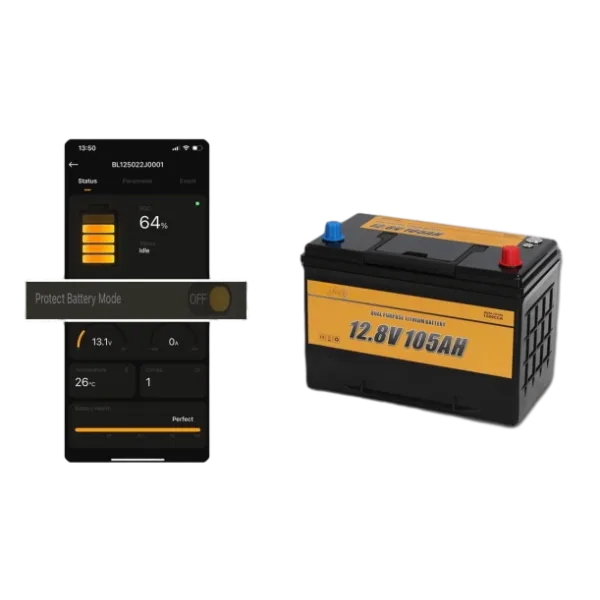 12V 105Ah Lithium-Batterie