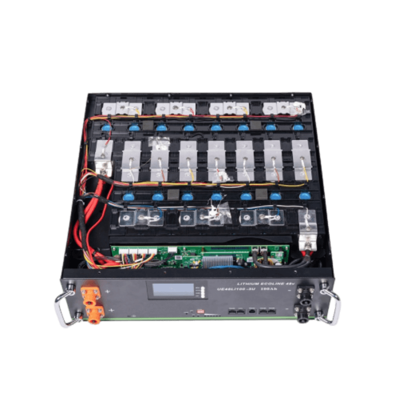 Rack Mounted Stackable Lithium LiFePO4 Battery 48V 100AH (2)