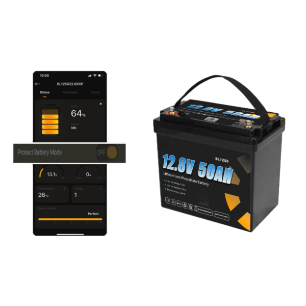 Yibai Energy Bluetooth LiFePO4-Akku